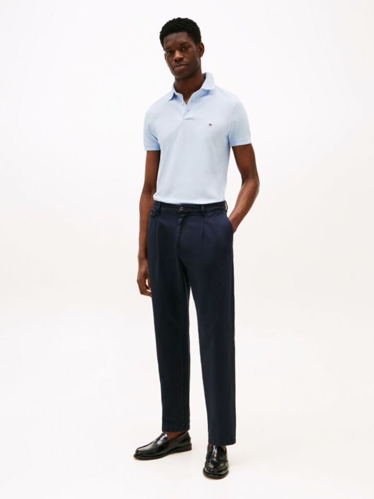 Blue 1985 Collection Slim Fit Pique Polo  Men