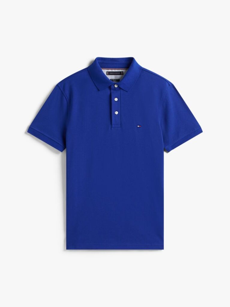 Blue 1985 Collection Slim Fit Pique Polo  Men