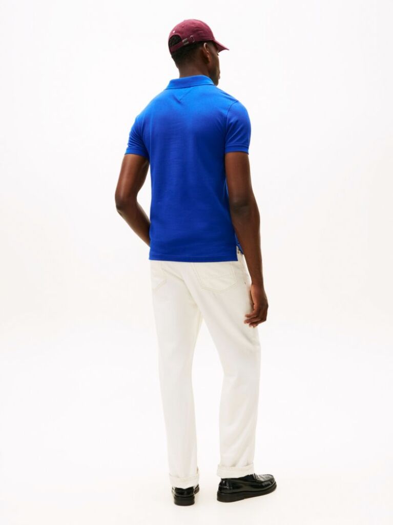 Blue 1985 Collection Slim Fit Pique Polo  Men
