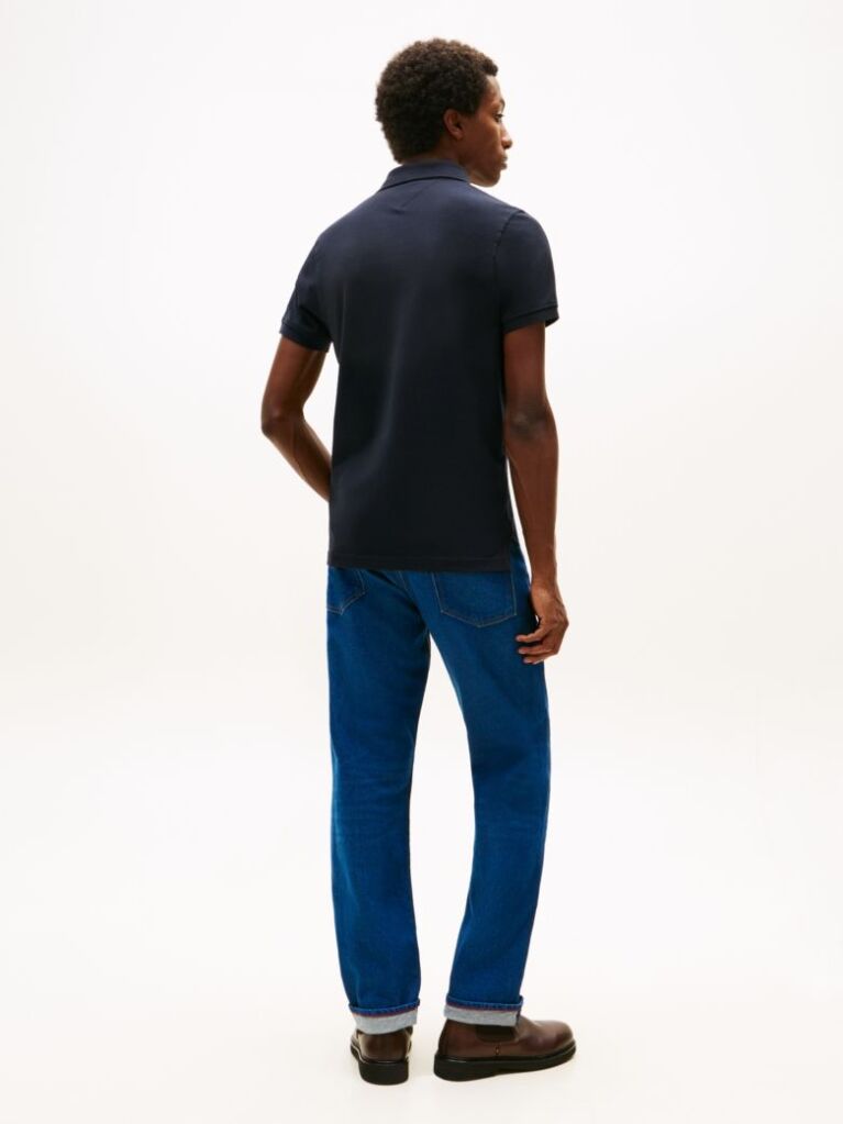 Blue 1985 Collection Slim Fit Pique Polo  Men