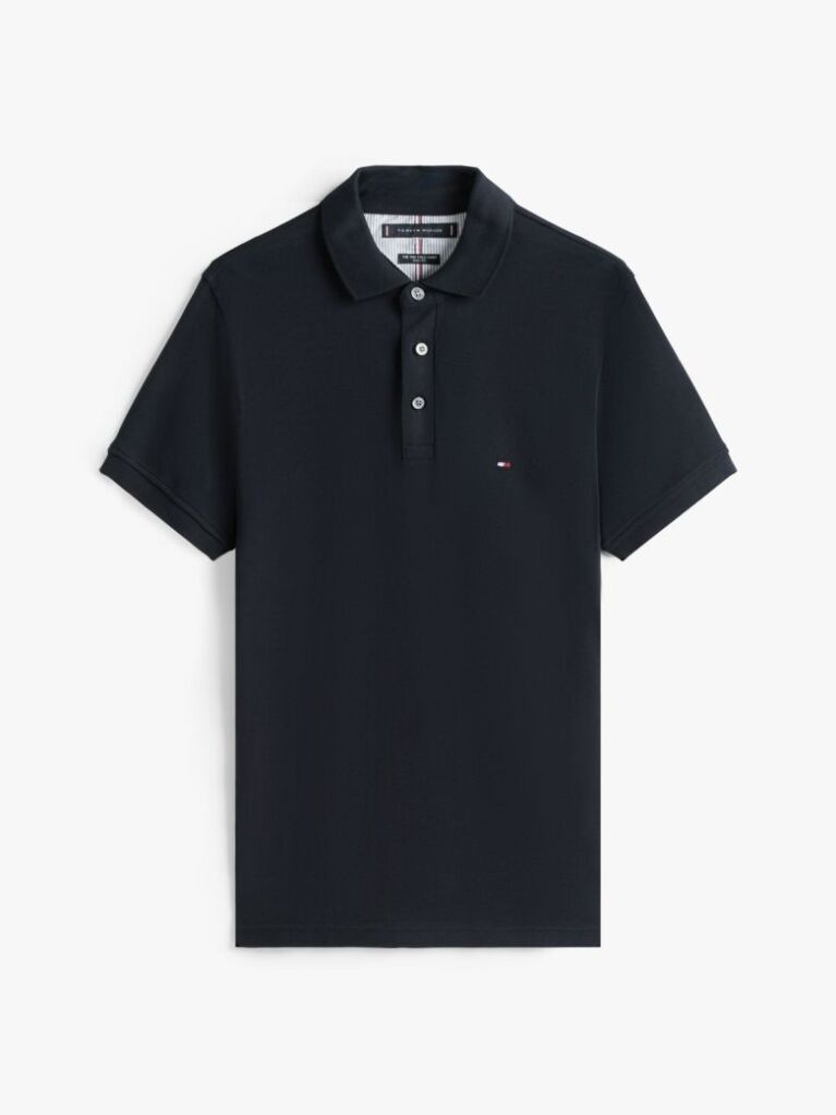 Blue 1985 Collection Slim Fit Pique Polo  Men