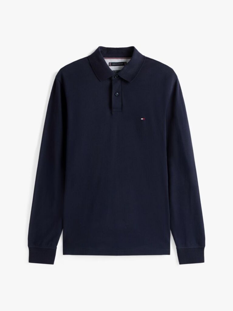 Blue 1985 Collection Regular Fit Long Sleeve Polo  Men