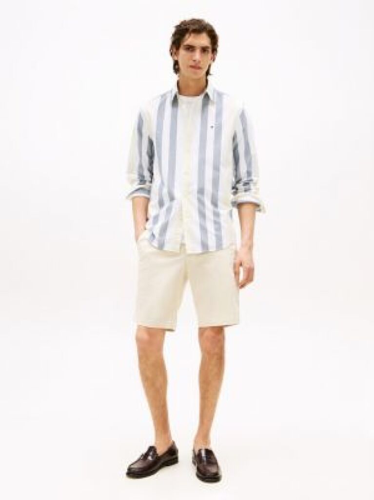 White 1985 Essential Harlem Relaxed Fit Shorts  Men