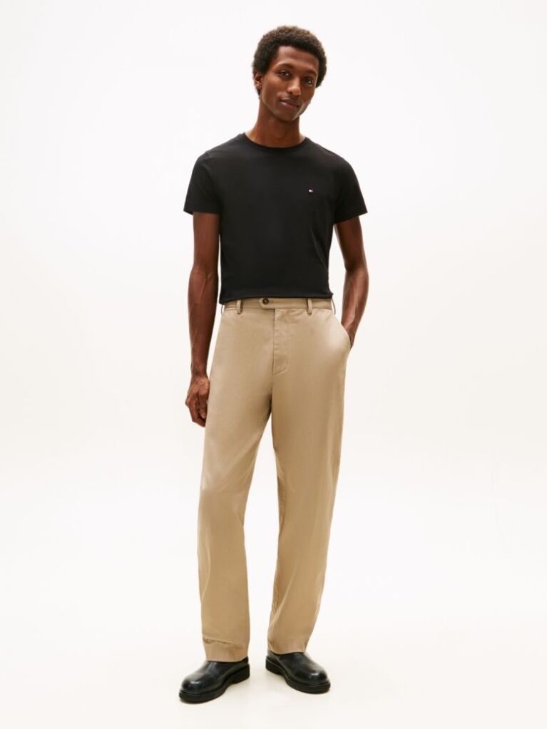 Black TH FLEX SLIM FIT T-SHIRT  Men