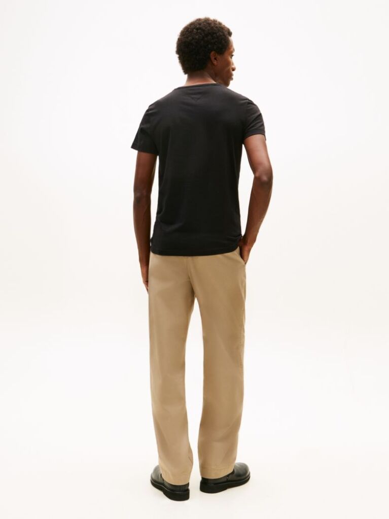 Black TH FLEX SLIM FIT T-SHIRT  Men