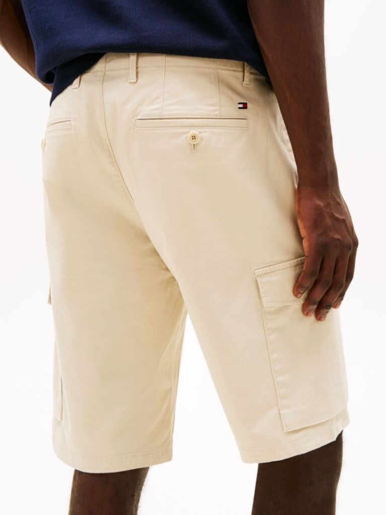 Beige 1985 COLLECTION TWILL CARGO SHORTS  Men