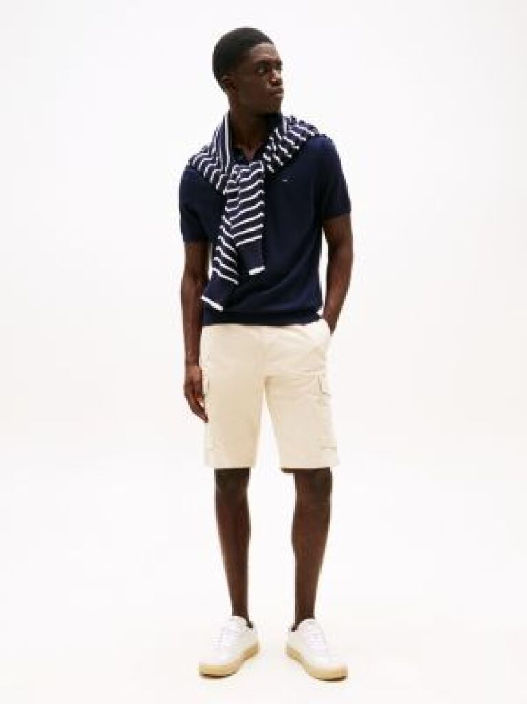 Beige 1985 COLLECTION TWILL CARGO SHORTS  Men