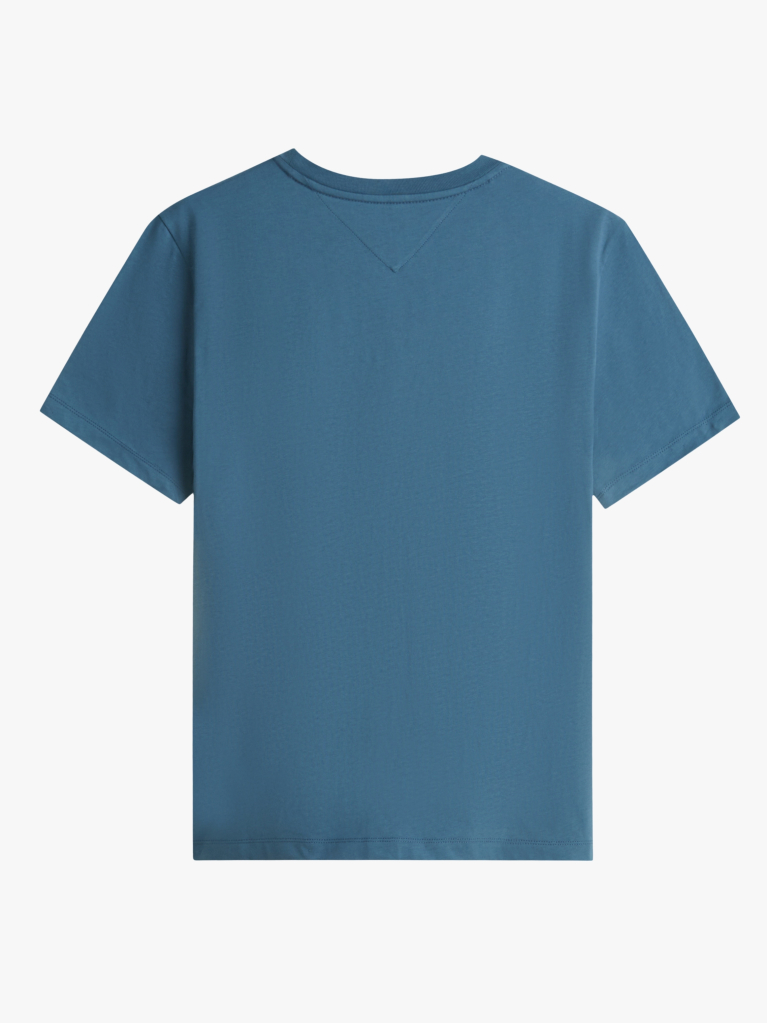 Blue SCRIPT LOGO CREW NECK T-SHIRT  Men