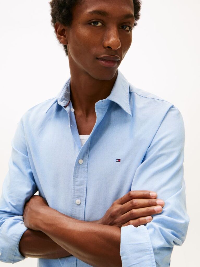 Blue Heritage Regular Fit Oxford Shirt  Men