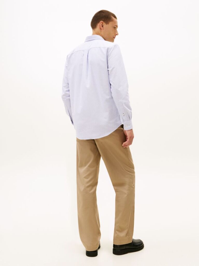 Multi Heritage Stripe Regular Fit Oxford Shirt  Men