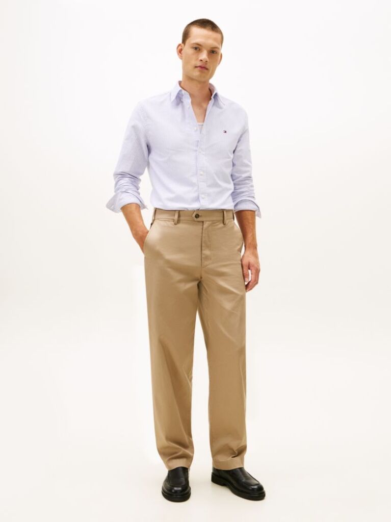 Multi Heritage Stripe Regular Fit Oxford Shirt  Men