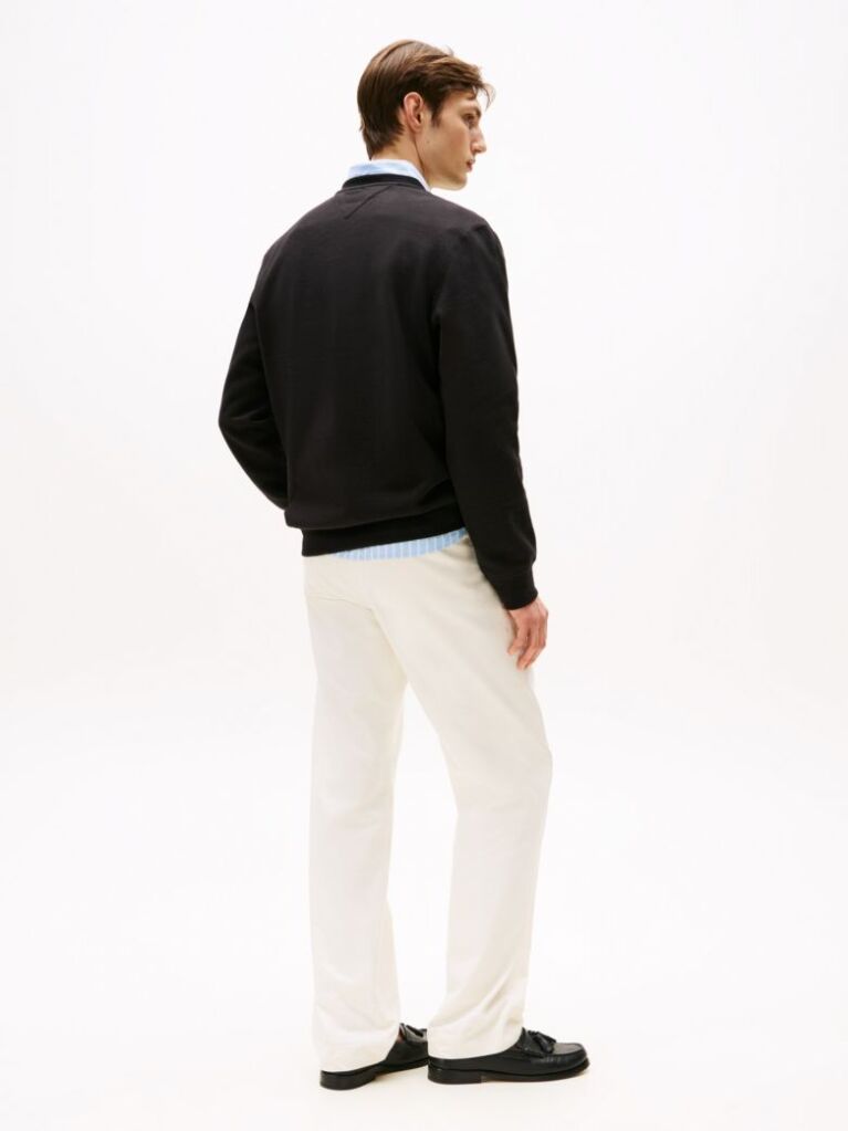 Black Fleece Crew Neck Sweatshirt  Men