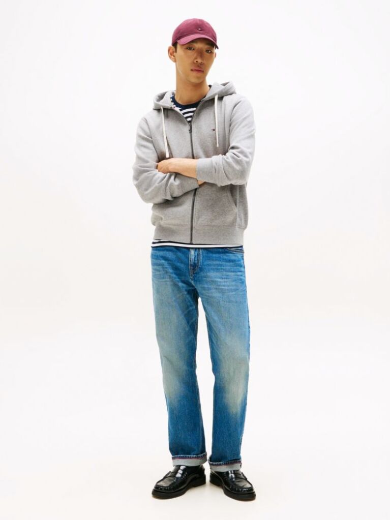 Grey Fleece Zip-Thru Hoody  Men