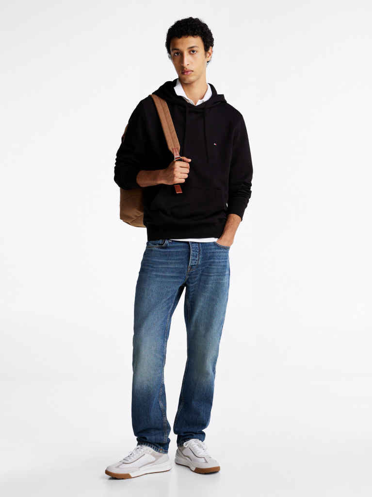 Black Flag Embroidery Terry Hoody  Men