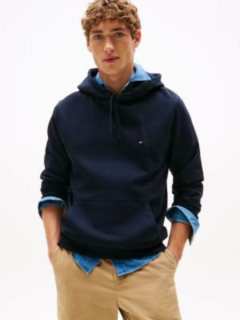 Blue Flag Embroidery Terry Hoody  Men