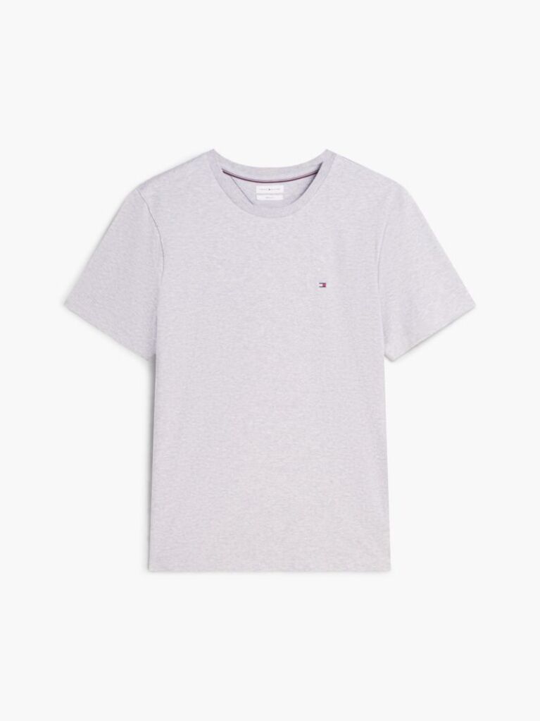 Grey Interlock Knit T-Shirt  Men