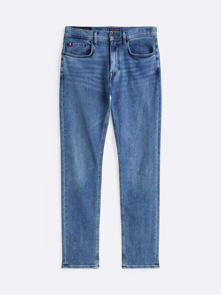 Blue Bleecker Slim Straight Leg Jeans  Men