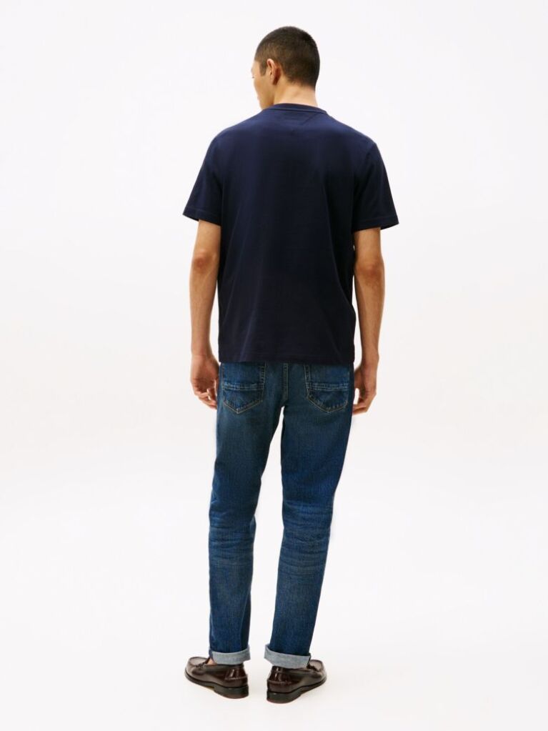 Blue Logo Crew Neck T-Shirt  Men