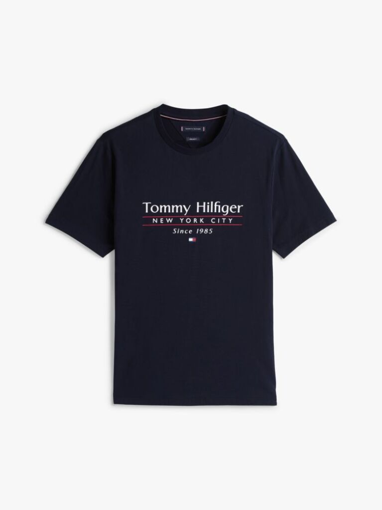 Blue Logo Crew Neck T-Shirt  Men
