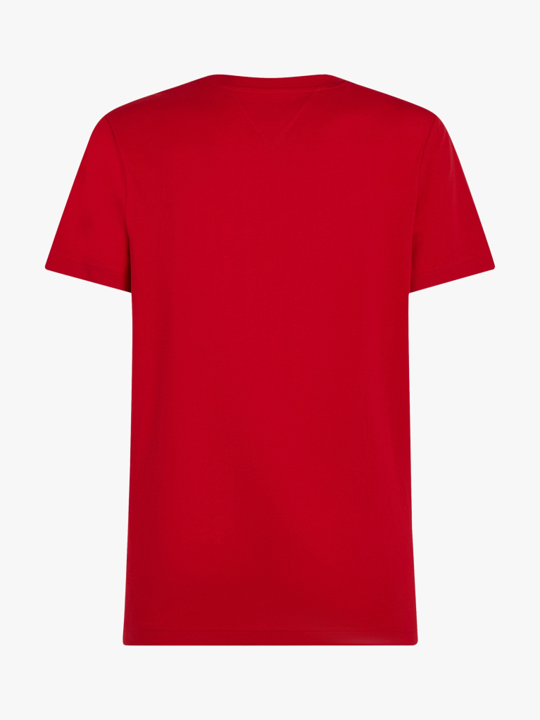 Red Logo Crew Neck T-Shirt  Men