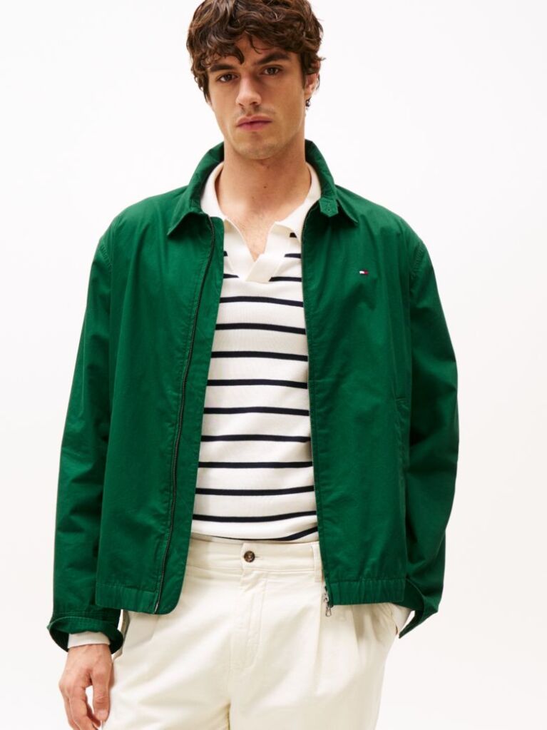 Green Lightweight Regular Fit Ivy Jacket  Men