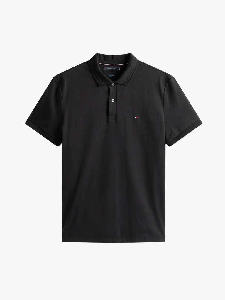 Black Luxury Interlock Regular Polo Shirt  Men