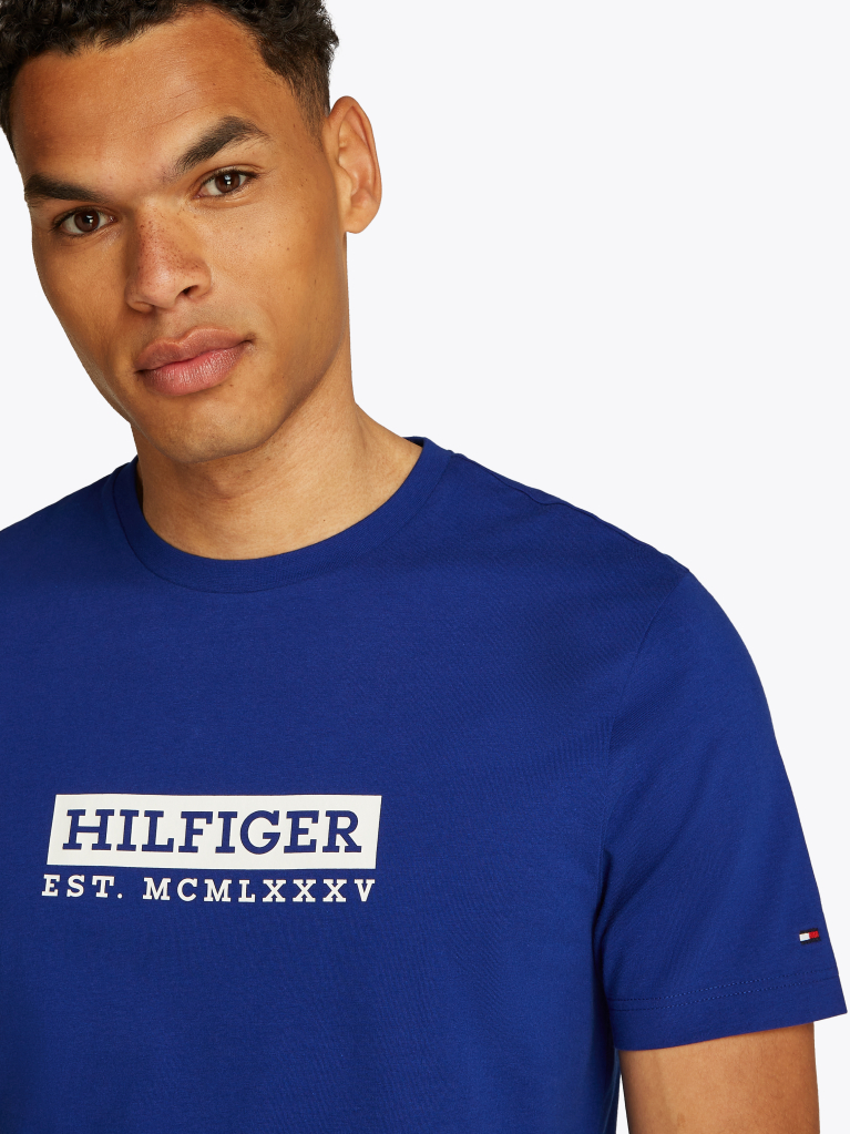 Blue Logo Graphic T-Shirt  Men
