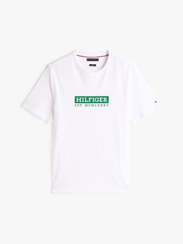 White Logo Graphic T-Shirt  Men