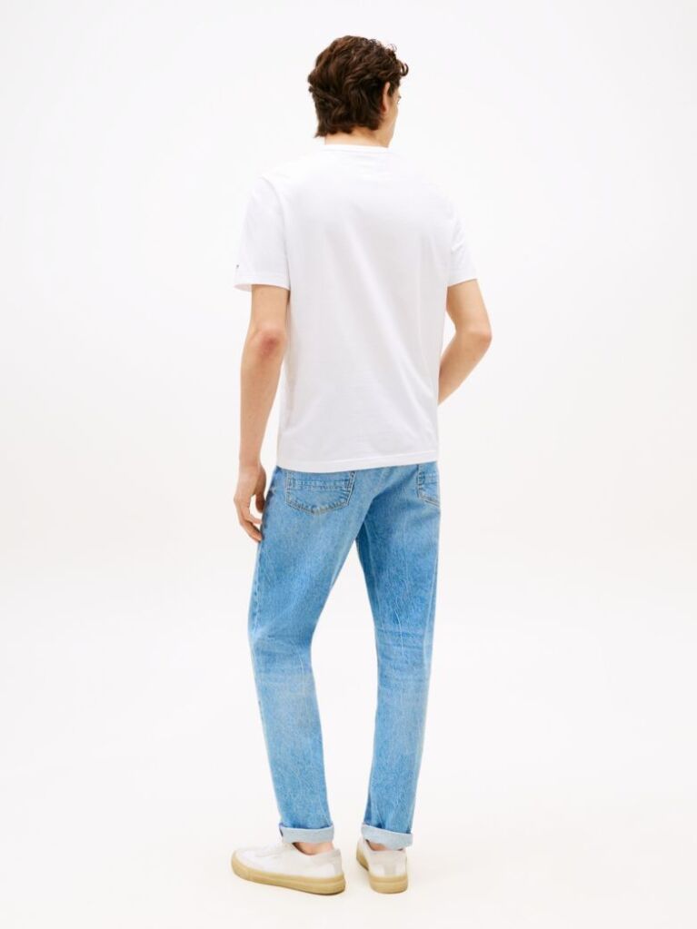 White Logo Graphic T-Shirt  Men
