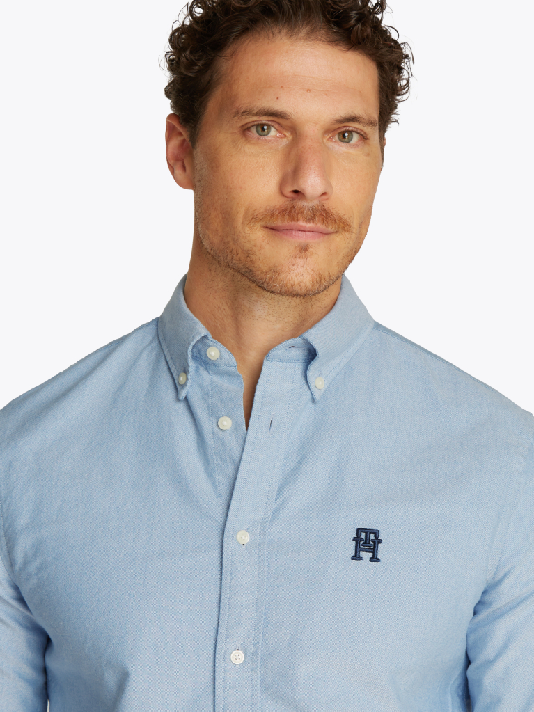 Blue Heritage Regular Fit Oxford Shirt  Men