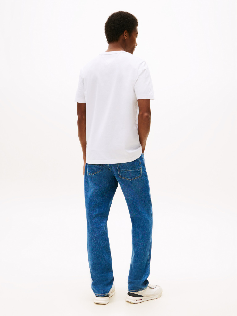 White Hilfiger Flock Tee  Men