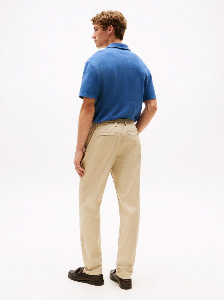 Khaki Performance Harlem Tapered Twill Trousers  Men