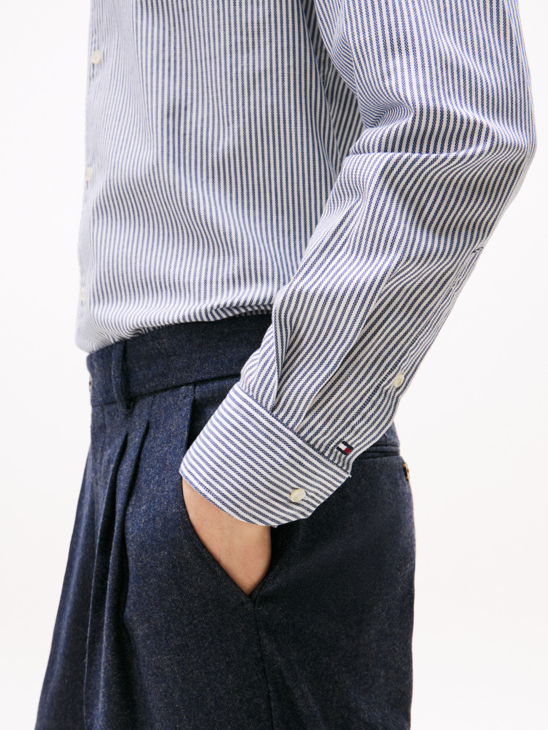 Multi Smart Casual Slim Fit Oxford Shirt  Men