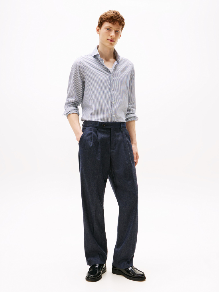 Multi Smart Casual Slim Fit Oxford Shirt  Men