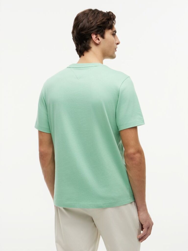 Green Flag Embroidery T-Shirt  Men