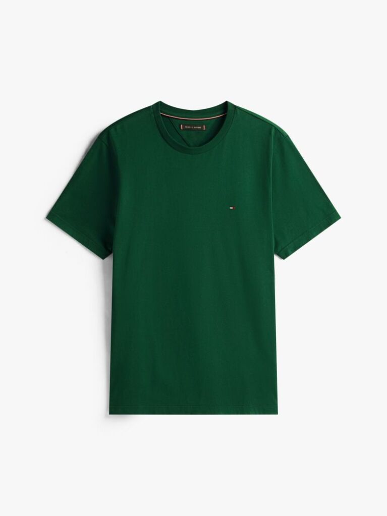 Green Flag Embroidery T-Shirt  Men