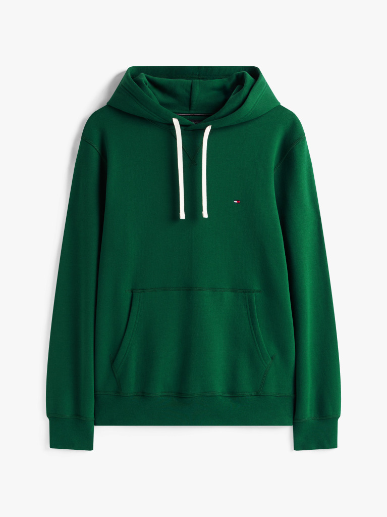 Green Flag Embroidery Fleece Hoody  Men