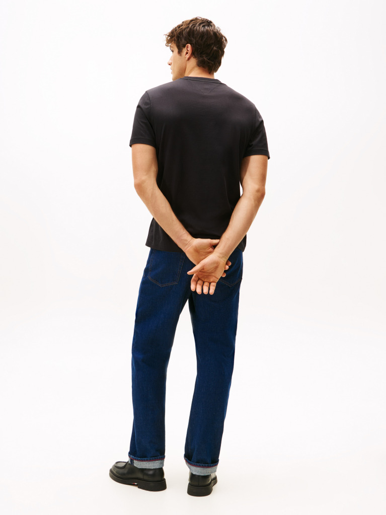 Black Logo Crew Neck T-Shirt  Men