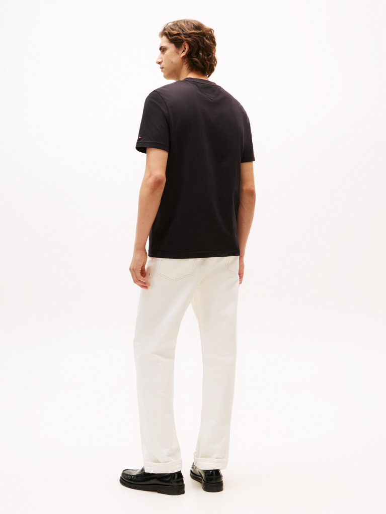 Black Hilfiger Monotype T-Shirt  Men