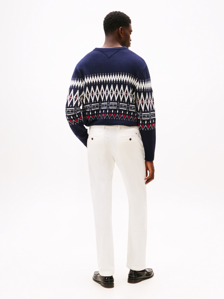 Beige Denton Straight Corduroy Chinos  Men