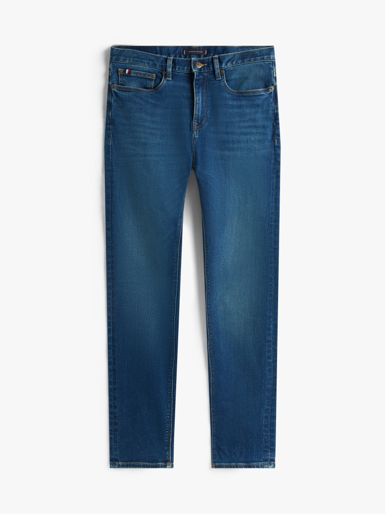Blue Bleecker Whiskered Slim Jeans  Men