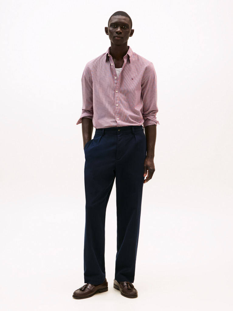 Multi TH Flex Regular Fit Gingham Shirt  Men