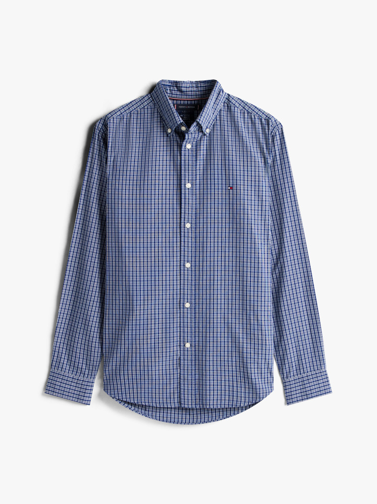 Multi TH Flex Regular Fit Tartan Shirt  Men