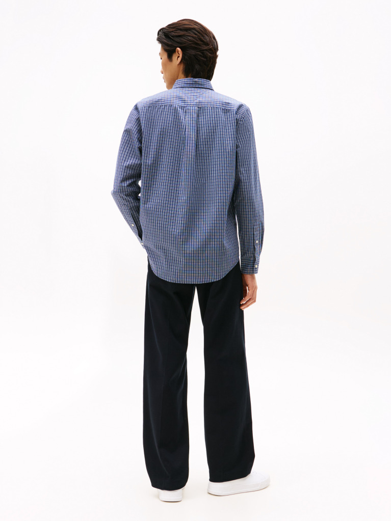 Multi TH Flex Regular Fit Tartan Shirt  Men