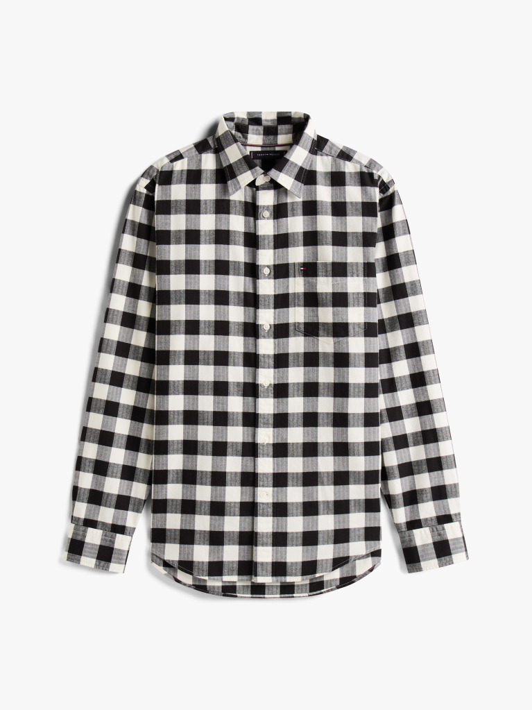 Multi Tonal Buffalo Check Regular Shirt  Men