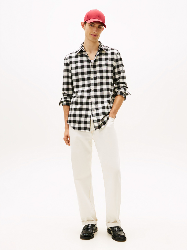 Multi Tonal Buffalo Check Regular Shirt  Men