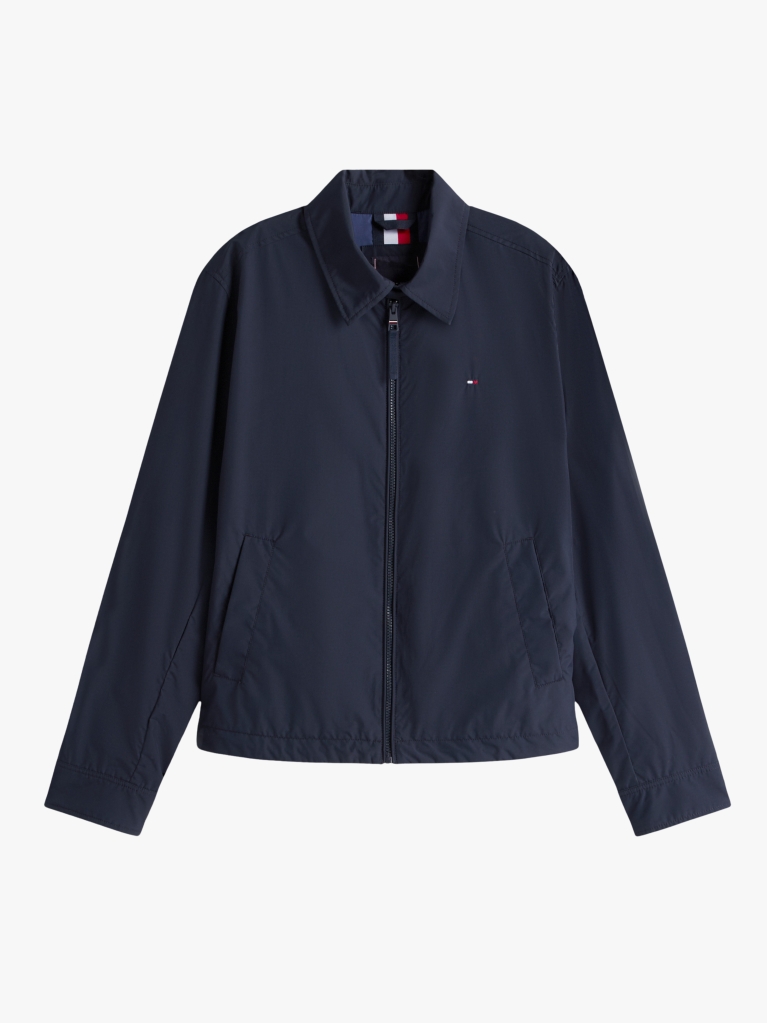 Blue Packable Water Repellent Zip-Thru Ivy Jacket  Men