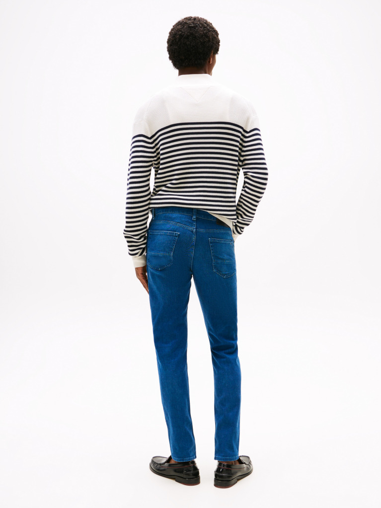 Blue Faded Slim Jeans  Men