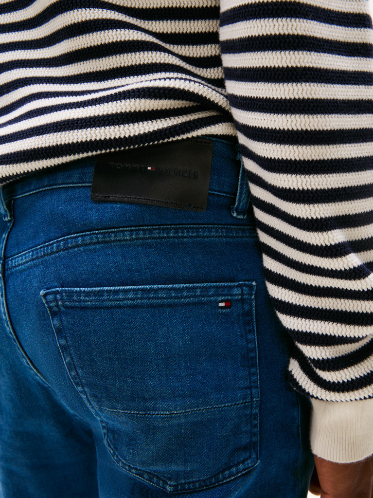 Blue Faded Slim Jeans  Men