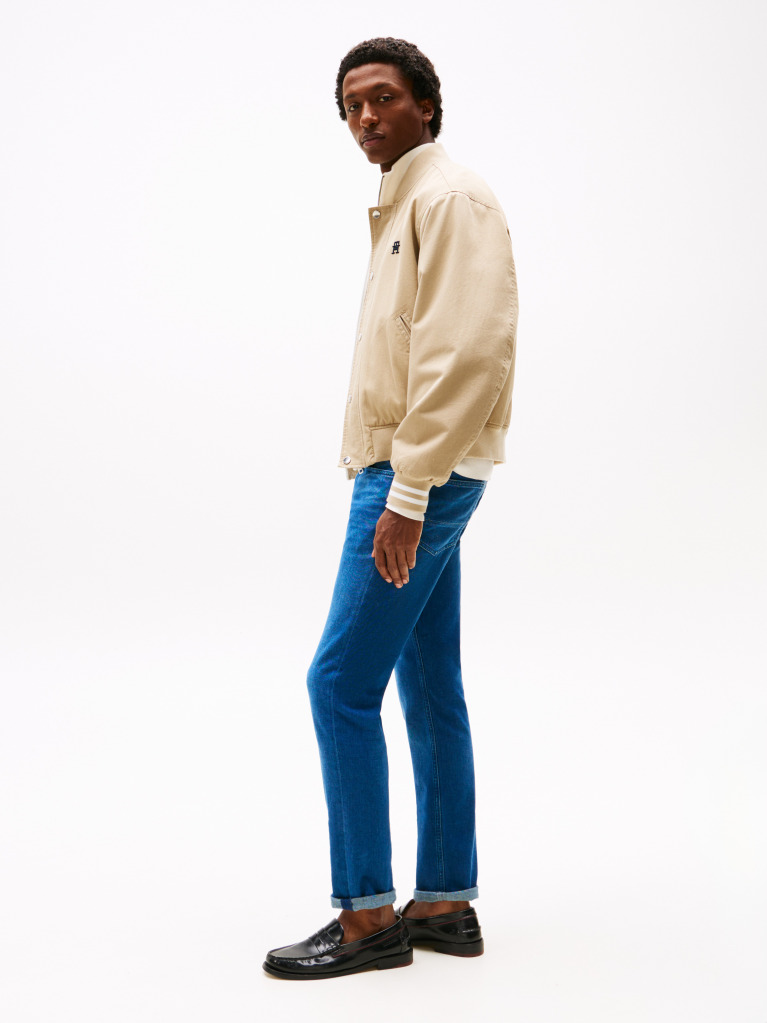 Blue Faded Slim Jeans  Men
